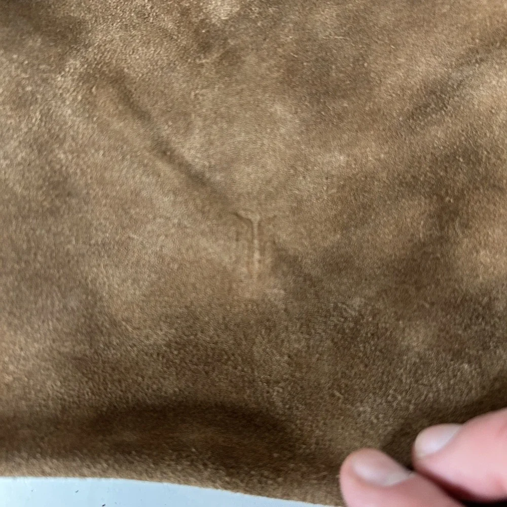 Frye Women's Purse Paige Hobo Tan Tote Bag Leather Suede Outdoor MSRP $358